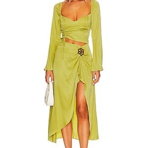 Allie Midi Dress in Green
FOR LOVE & LEMONS